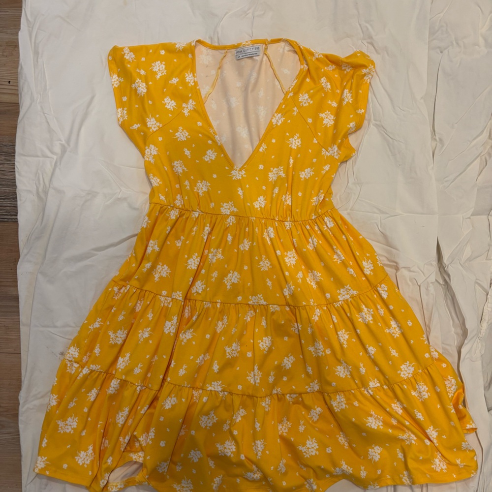 Julia Tiered Ruffle Frock Mini Dress - Urban Outfitters